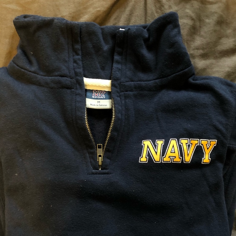 US Navy quarter zip